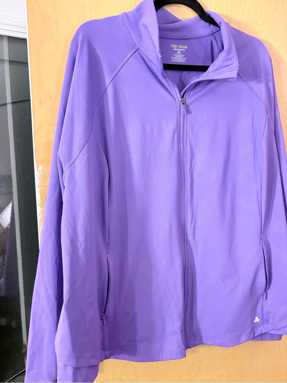 tek gear Lavender Full-Zip Utility Jacket